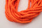 4mm vinyl Heishi beads orange polymer clay beads